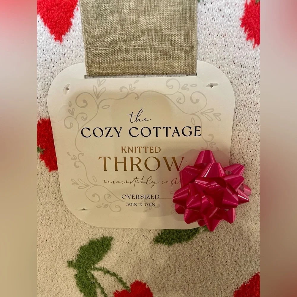 Cozy Cottage Knitted Throw Blanket